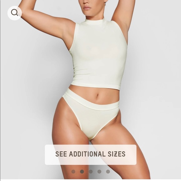 Skims cotton jersey cheeky tanga - Picture 2 of 3